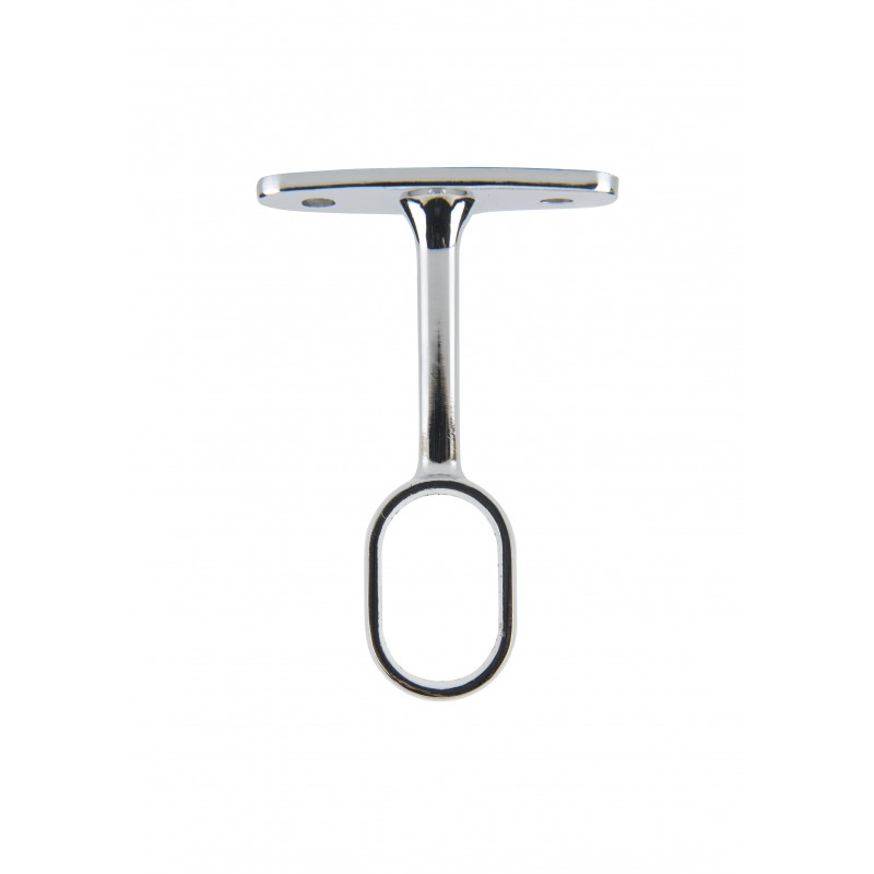 1 Opensteun Ovaal Chrome