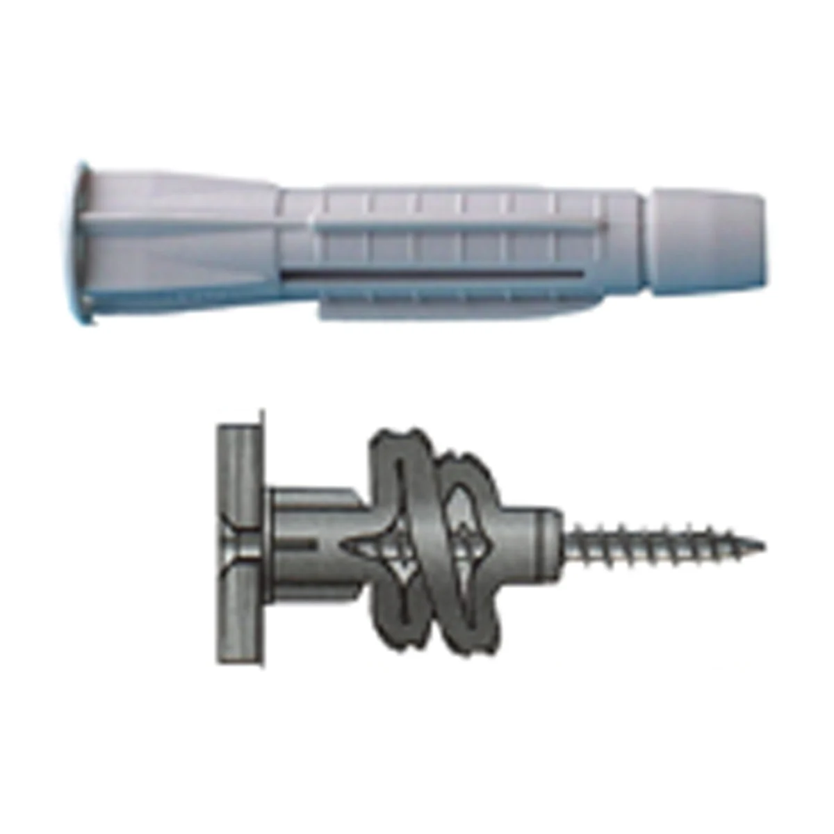 100 Universele Pluggen, Grijs 6 mm