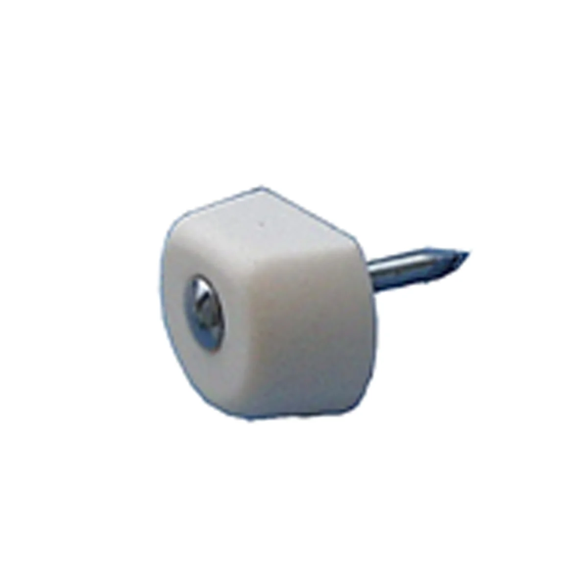 12 Schapdragertjes Afgepl.wit Pvc 15 mm