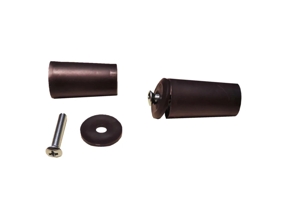 2 Aanslagstops Rolluik, Wit 60 mm