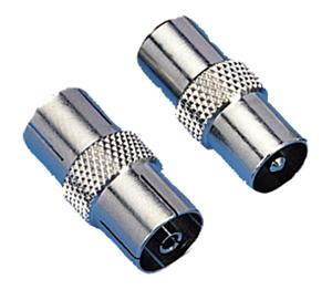2 Coax. Adaptor (1 M/m + 1 F/f)