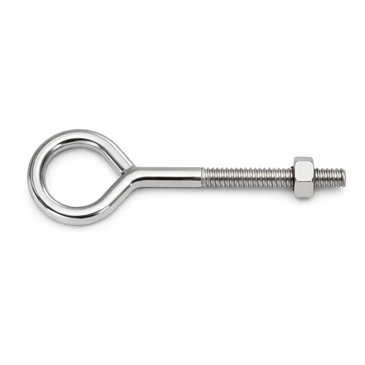 2 Oogbouten, Verzinkt M6x40x10 mm