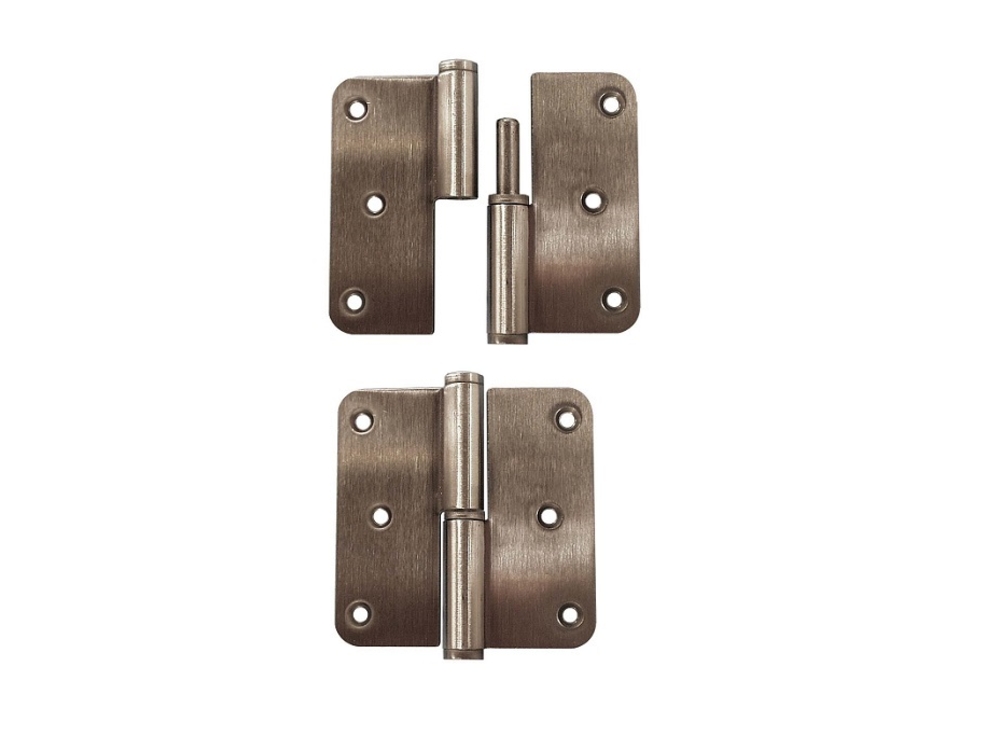 3 Deurpaumellen Rvs Rechts 80x80