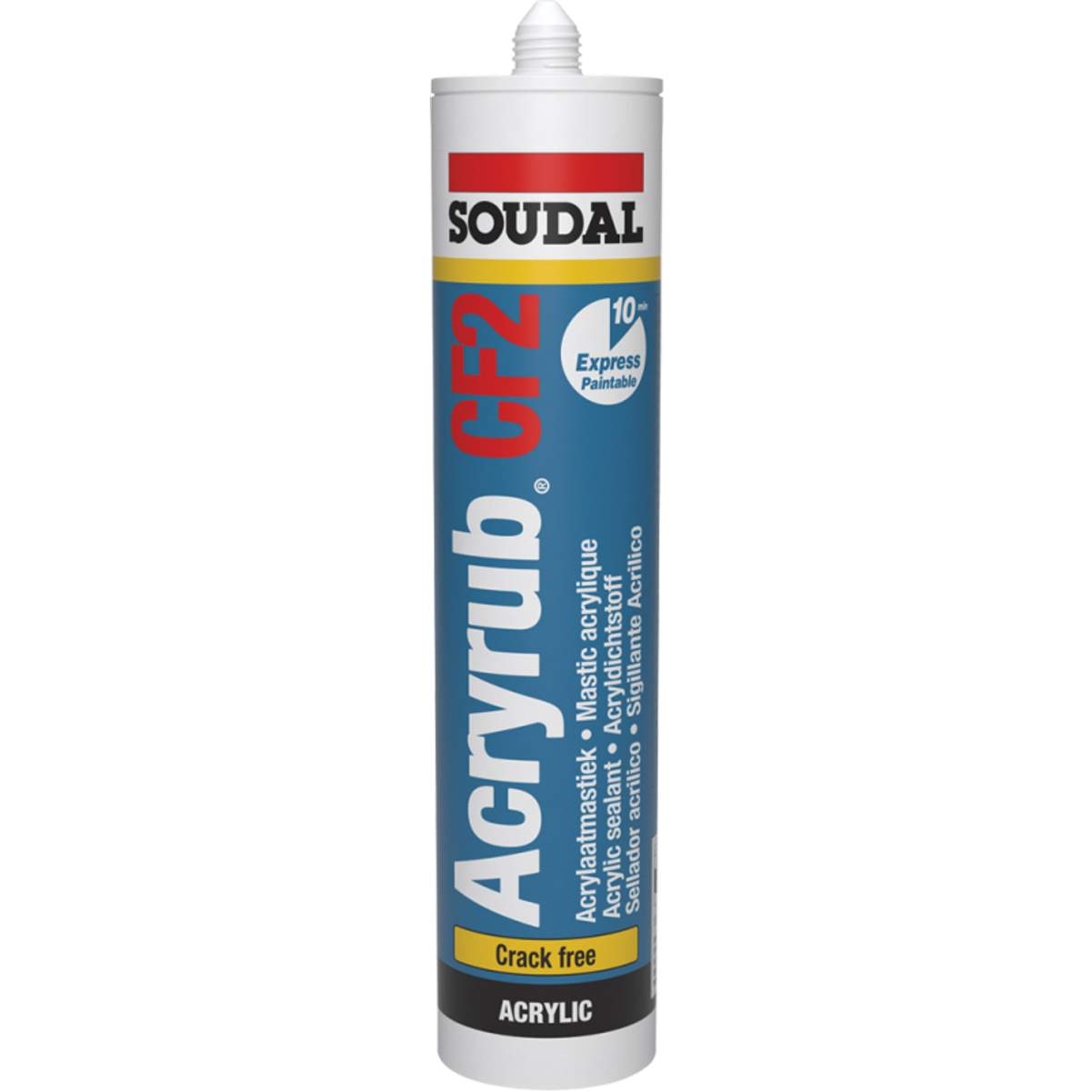Soudal Acryrub Cf2 310 ml — Blanc