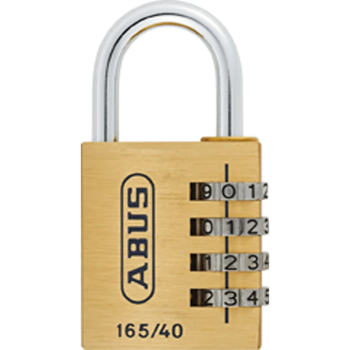 Abus Cijferhangslot 165 Messing 32 mm