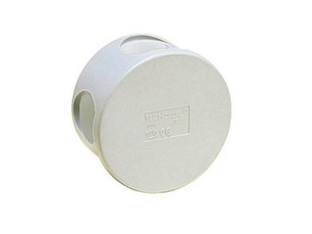 Aftakdoos 4 Ingangen Zijdelinks 2ingangen Onderaan 80mmx40mm