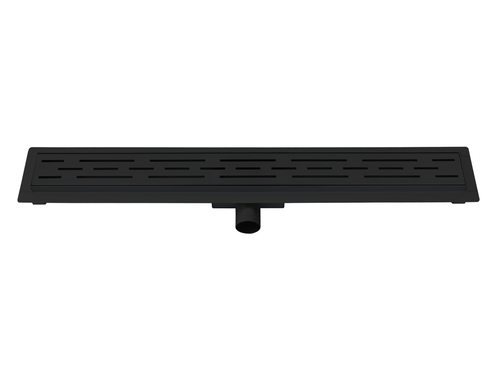 Aloni Douchegoot Rvs Zwart 80 cm