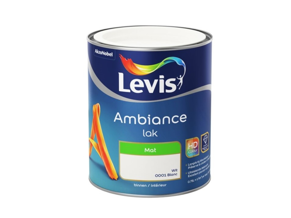 Ambiance Lak Mat 3/4l 0001wit