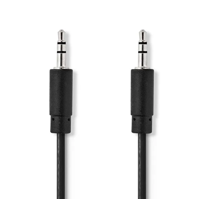 Audio Stereo-Kabel-1,5 m-2x Rca M<>2x Rca m-Rond-Zw-Doos