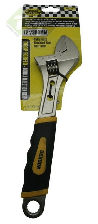 Benson Adjustable Wrench 300 mm / 12" Soft Grip
