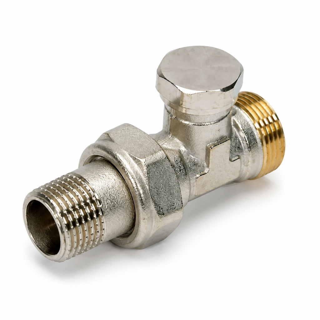 Begetube Té de Réglage Droit 1/2" m Avec Embout pour Tubes en Cuivre M24 m