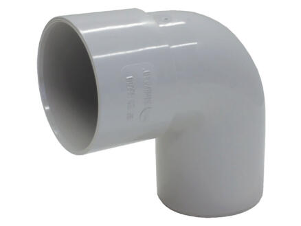 Bocht Pvc 50 mm Lichtgrijs 87°