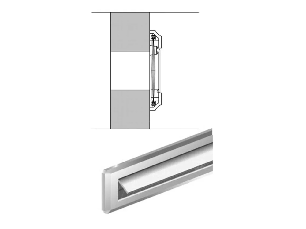 Brievenbusplaat 810201050 Wit/blanc