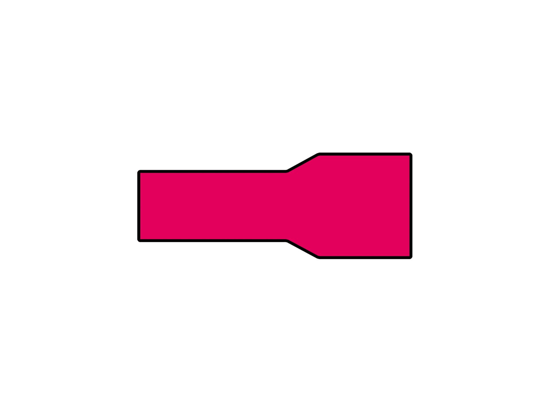 Carpoint Vlakstekkerhuls 1541 Rood 6.3x0.8mm 4