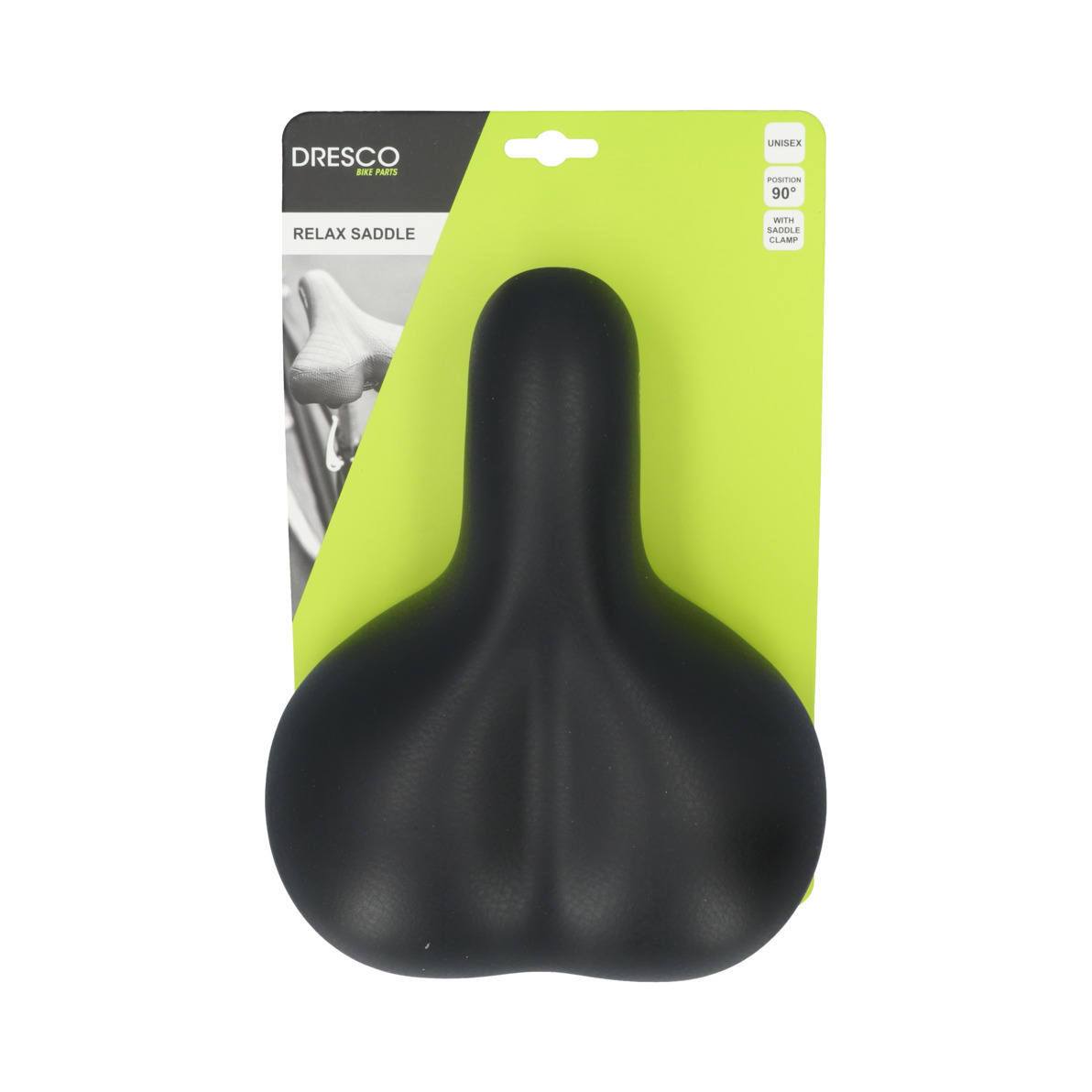 Dresco Selle de Vélo Lazio Noir
