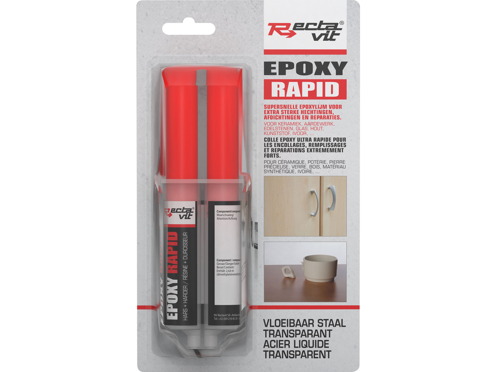 Epoxy Rapid 24 ml Transparant