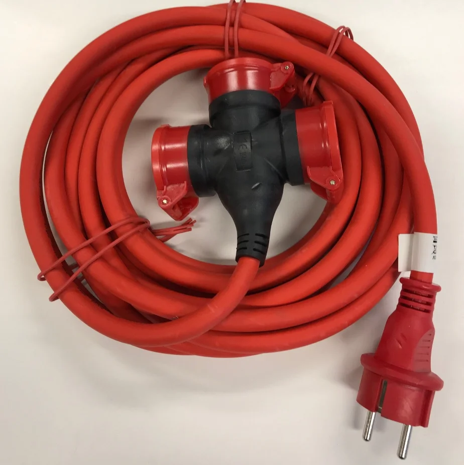 Verlengsnoer 3weg 3g2.5 Neopr 5 m Eloy