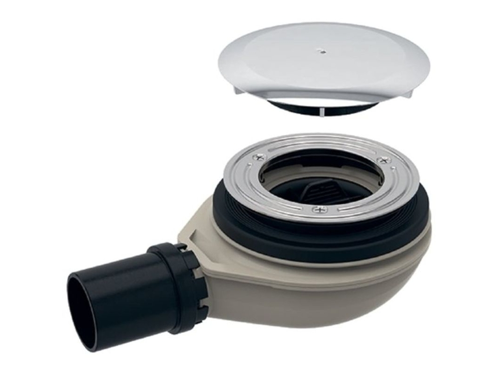 Geberit Douchesifon 90 mm M/dekverchroomd