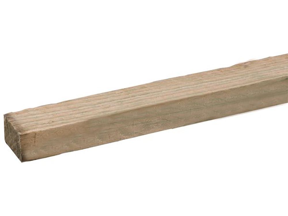 Geimpregneerd Ruw Hout 18x28mm 240 cm