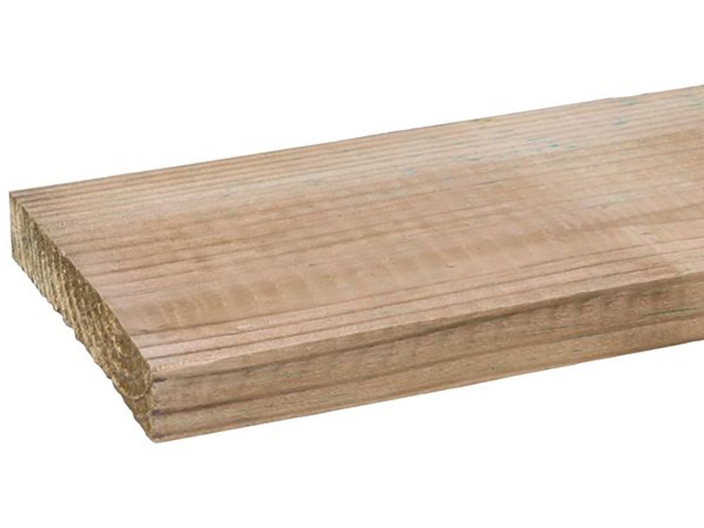 Geimpregneerd Ruw Hout 18x98mm 300 cm