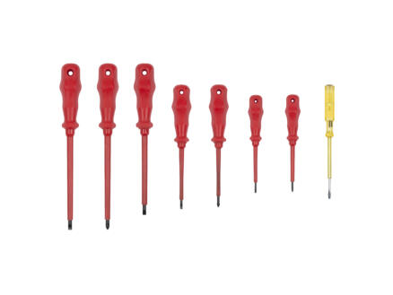 Geisoleerde Schroevendraaier Set 8 Delig