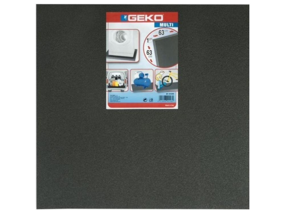 Geko Mat 63x63cm Zwart