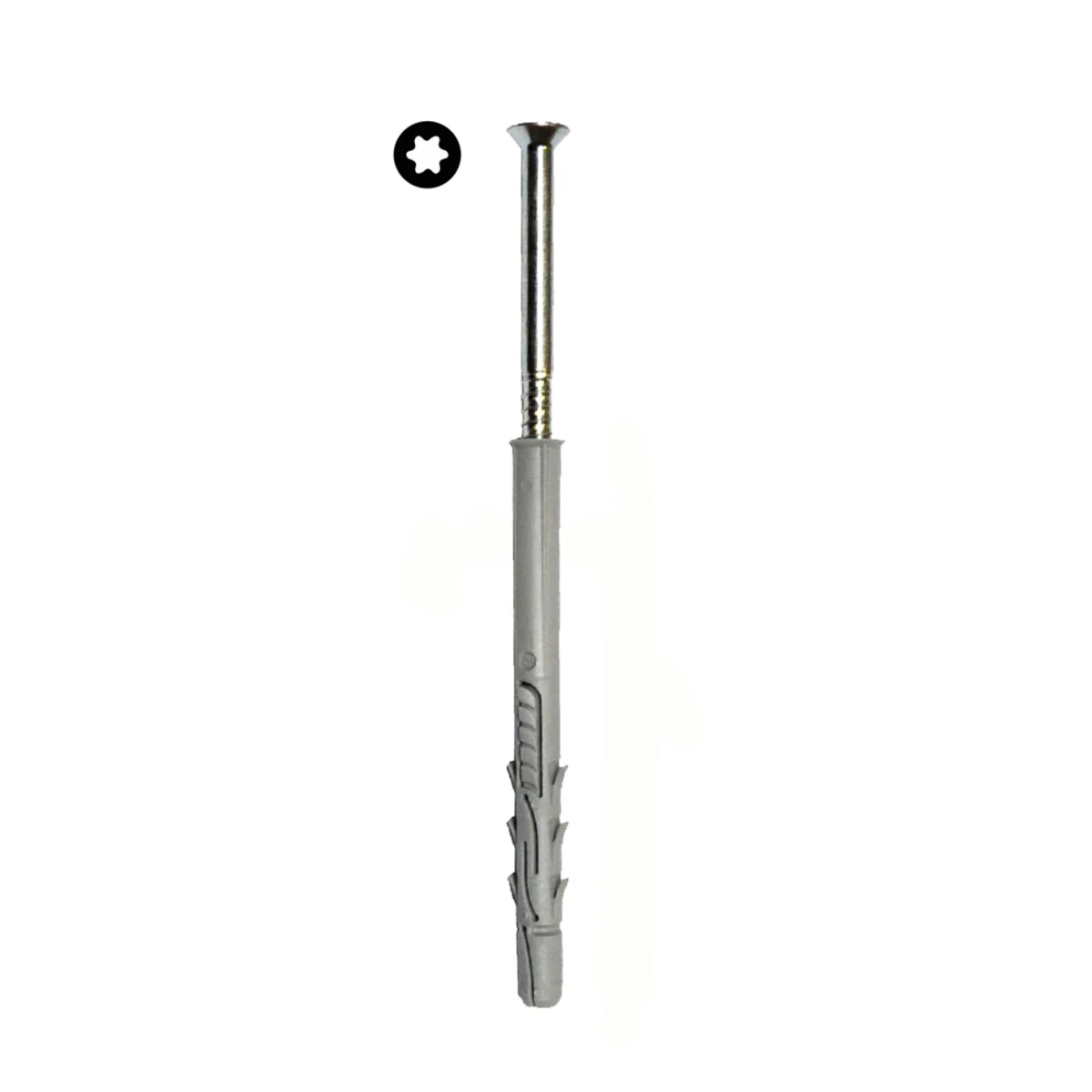 Gevelplug, Verzonken Kop, Torx 10 X 80 mm