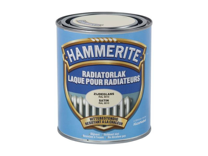 Hammerite Rad Lak Zijdeg. Ral 9010 750 ml