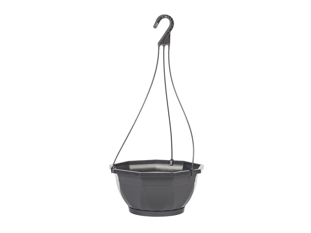 Hang Bloempot Antraciet 4.5 l 27 cm