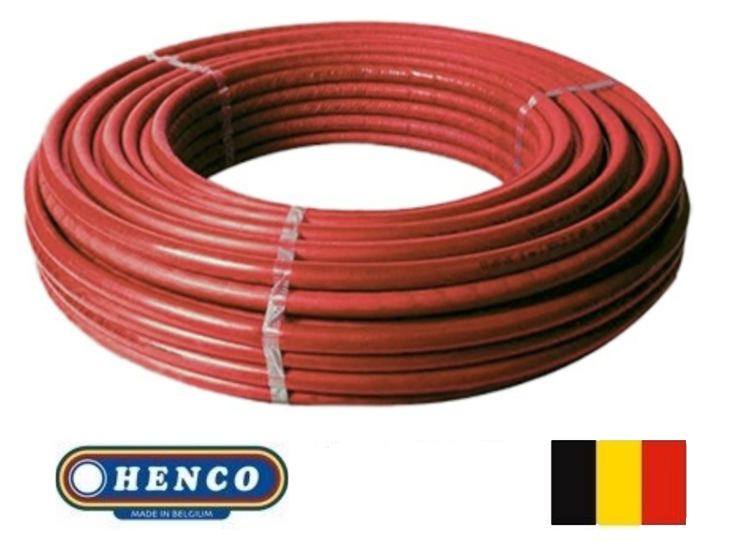 Henco Rixc Tube 26/3 mm Avec Isolation Rouge — Rouleau 50 m