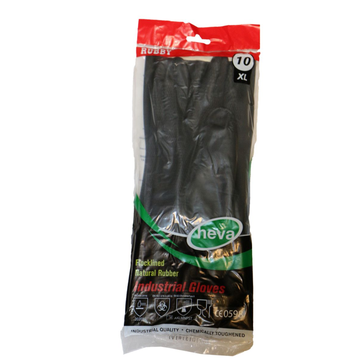 Heva Rubby Gants Industriels Noirs Xl (Taille 10)