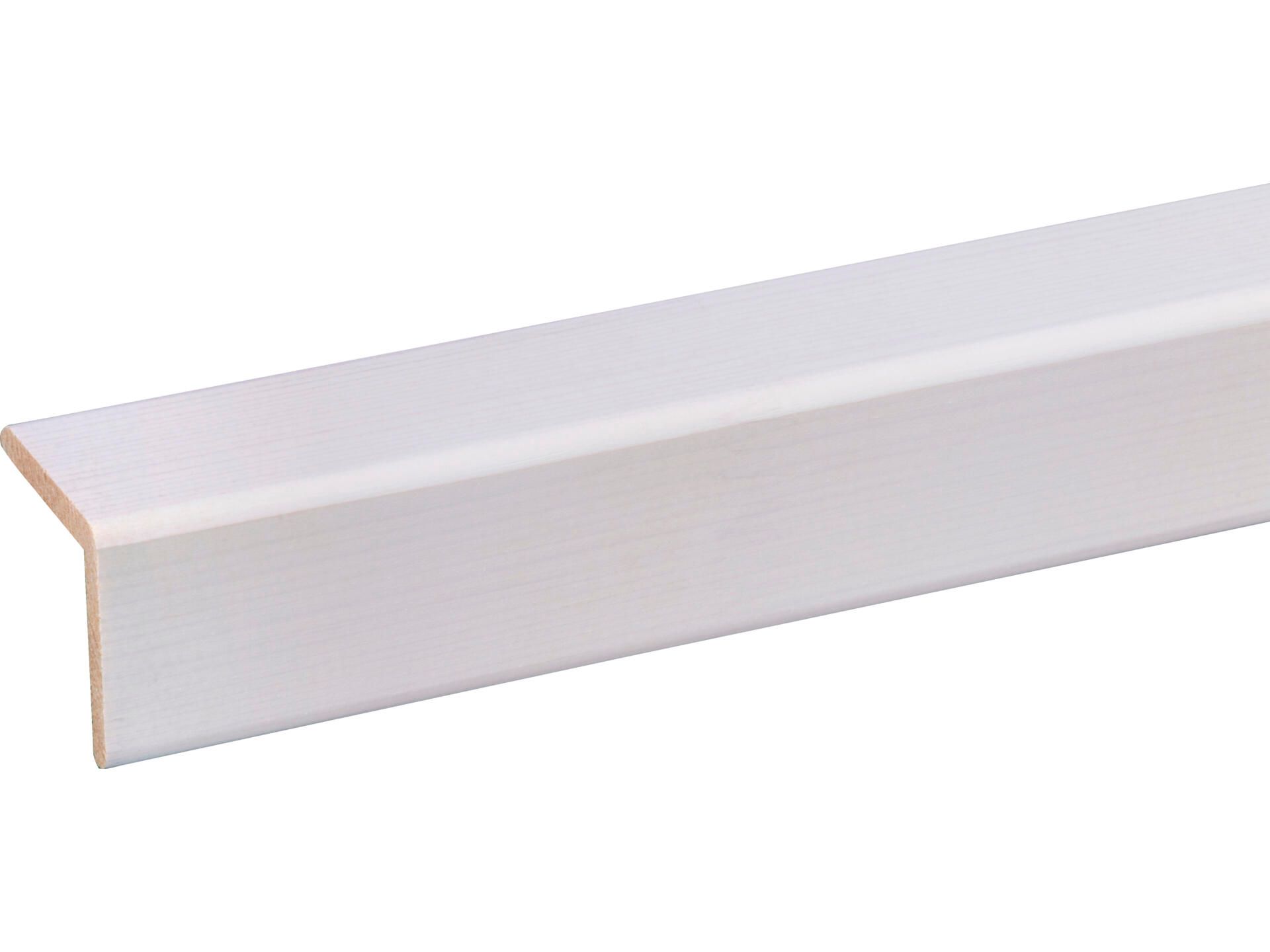 Hoek Grenen Wit 270 cm Gegrond 3