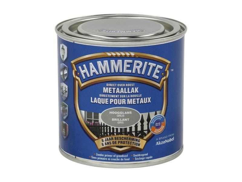 Hoogglanslak-1/4l-Grijs
