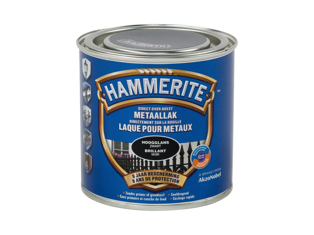 Hoogglanslak-1/4l-Zwart