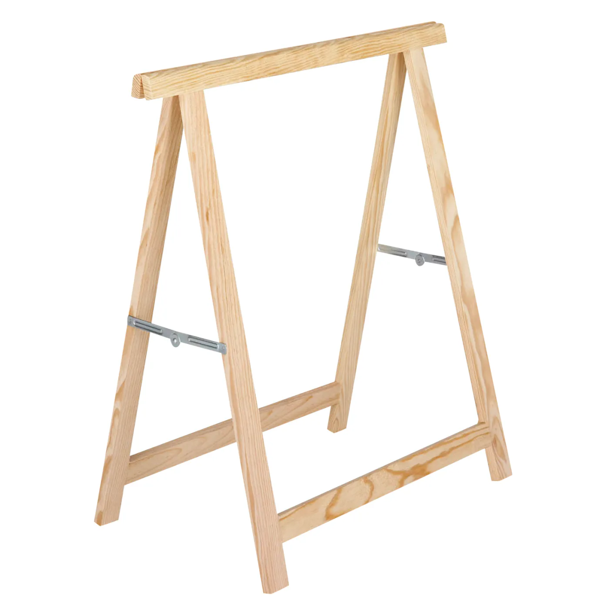 Practo Tools Tréteau Bois Pin – Pin Massif – Charnières Renforcées – 75 X 75 cm