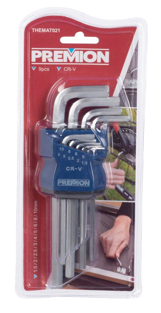 Premion Hex Key Set 9 Pcs Themat021