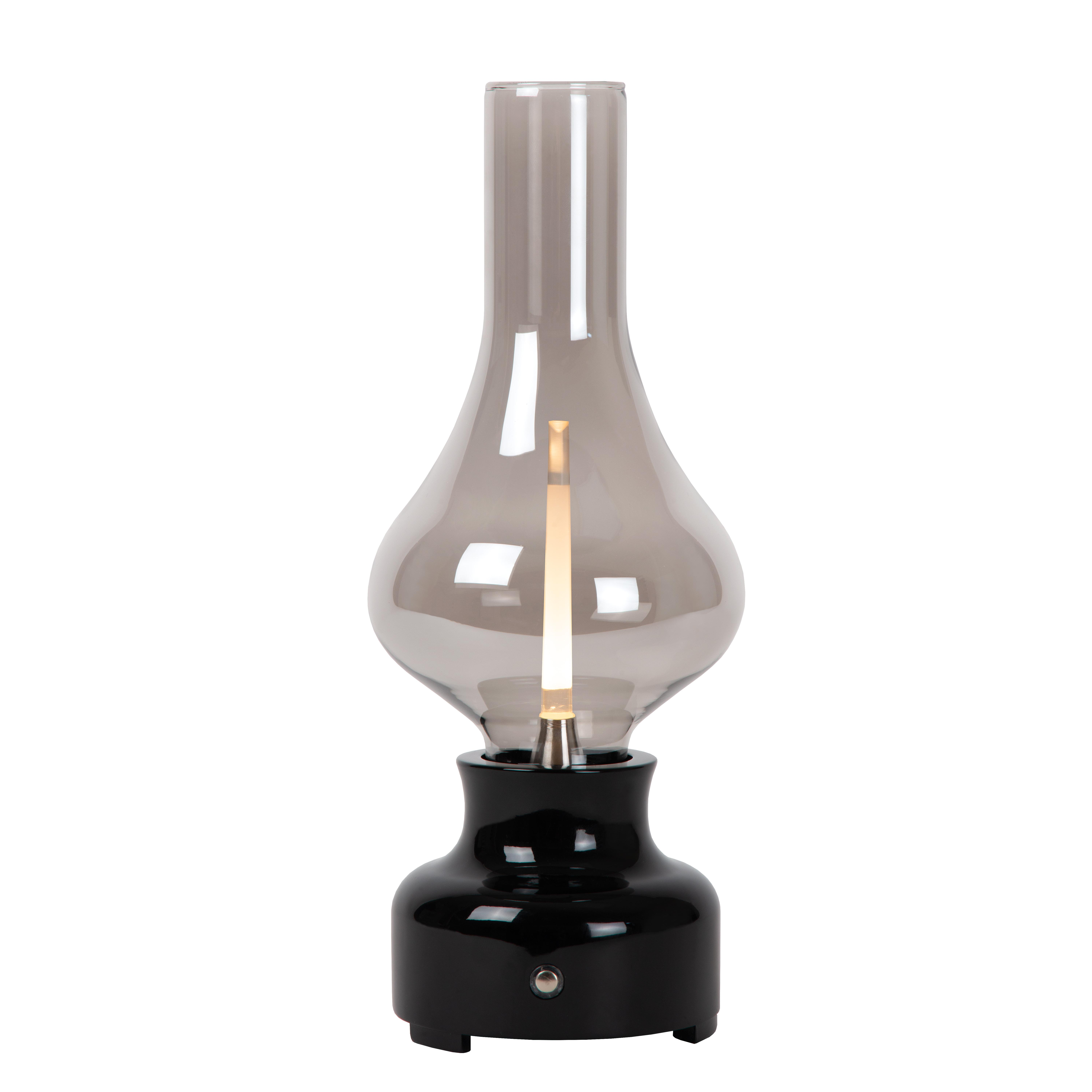 Lucide Jason Lampe de Table Noire Led Dimmable 2w 3000k