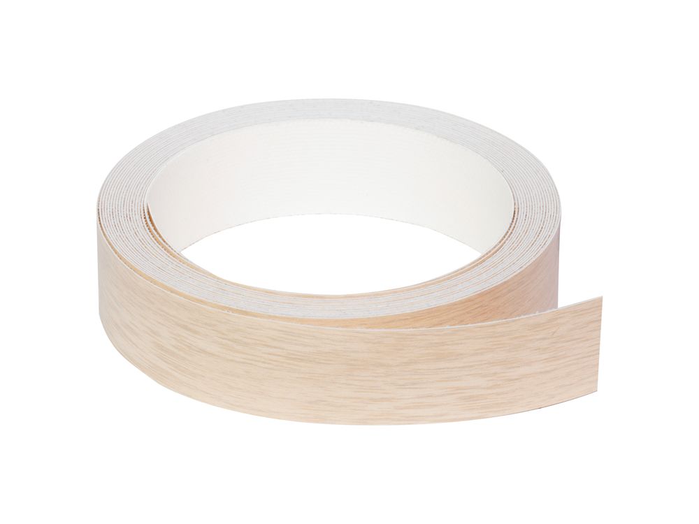 Kantband 24 mm 5 m Laminaat Licht Eik Struc