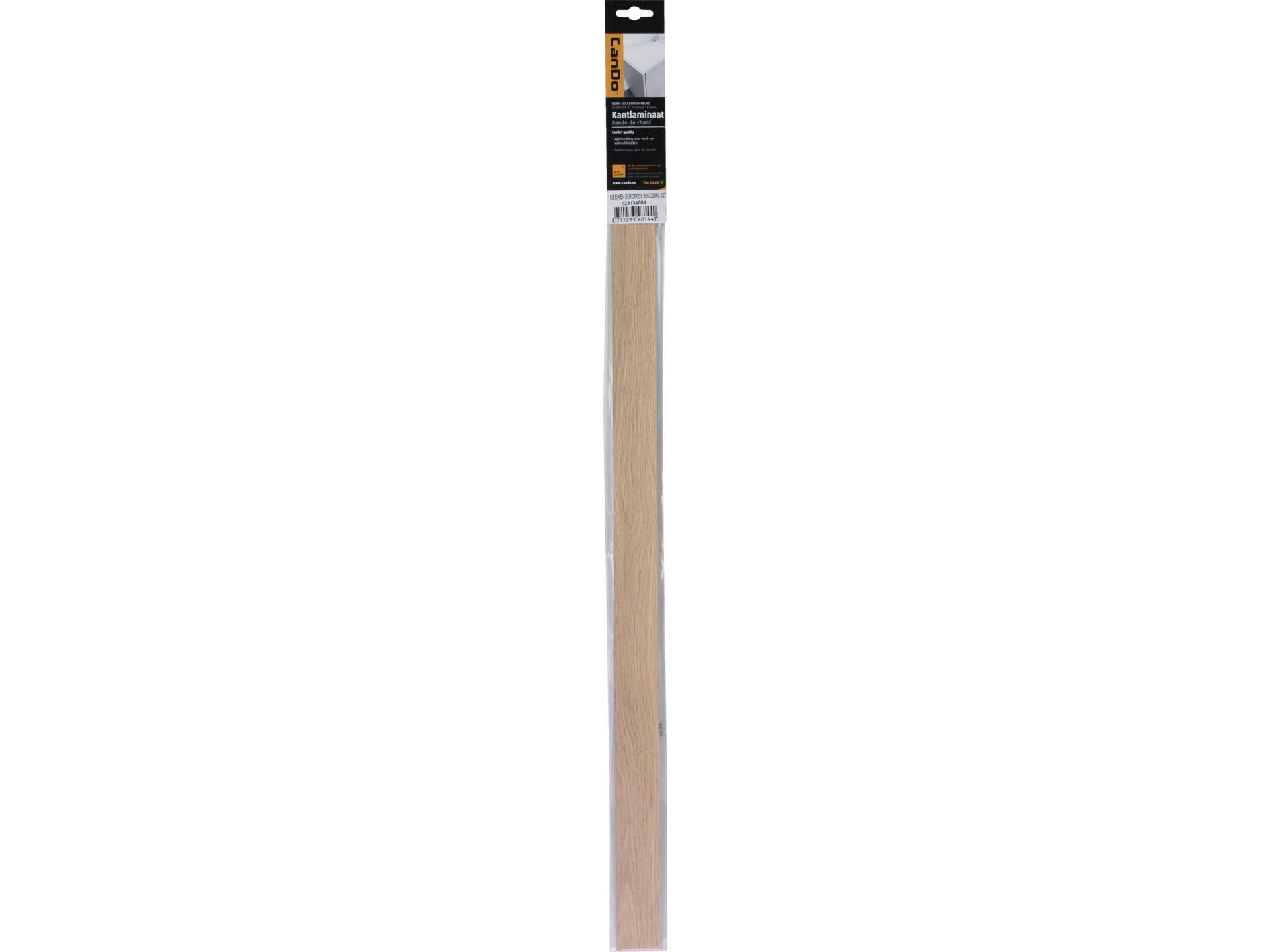 Kantband Wb Europees Eik 605x28mm 2st