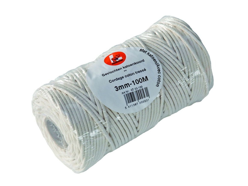 Katoen Touw 3 mm 100 m