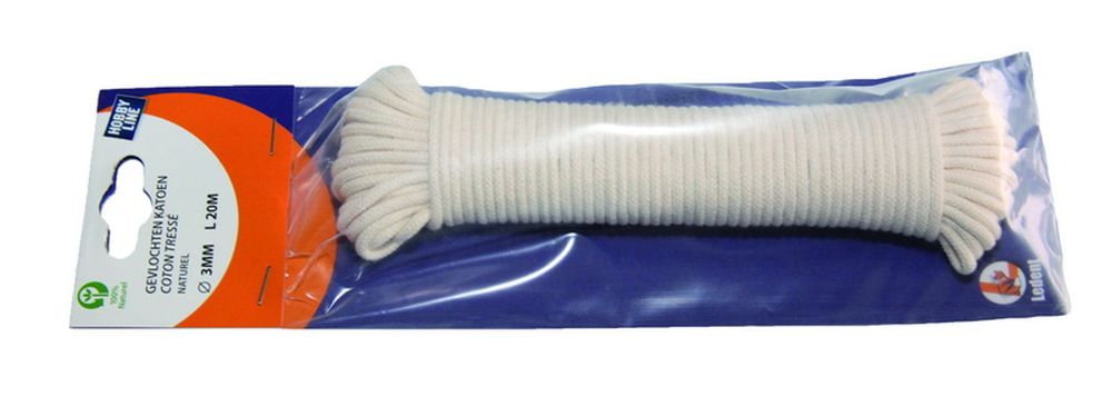 Katoen Touw 3 mm 20 m