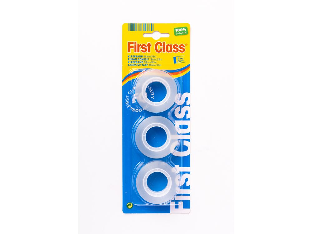 Kleefband 3 Rol 18mmx33m Fc