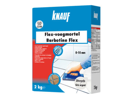 Knauf Flex Voegmortel 2 kg Zilvergrijs