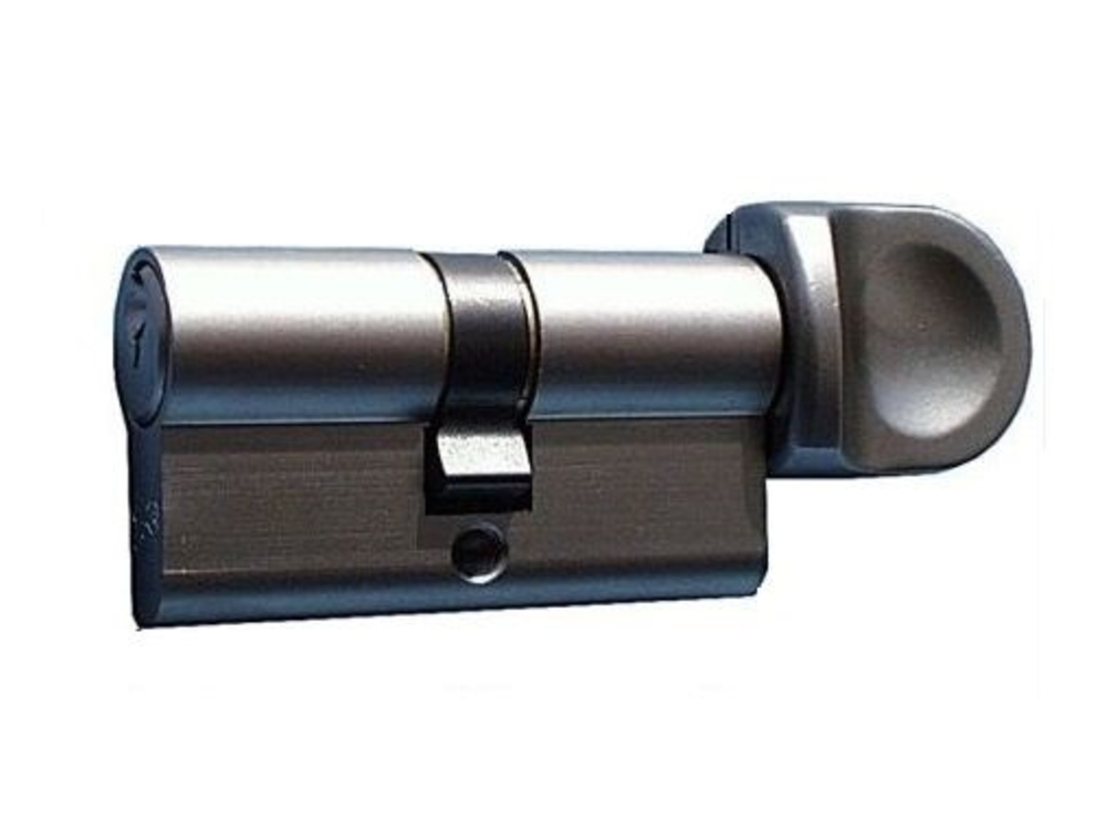 Knopcilinder Messing Vern. 60 mm 30-30