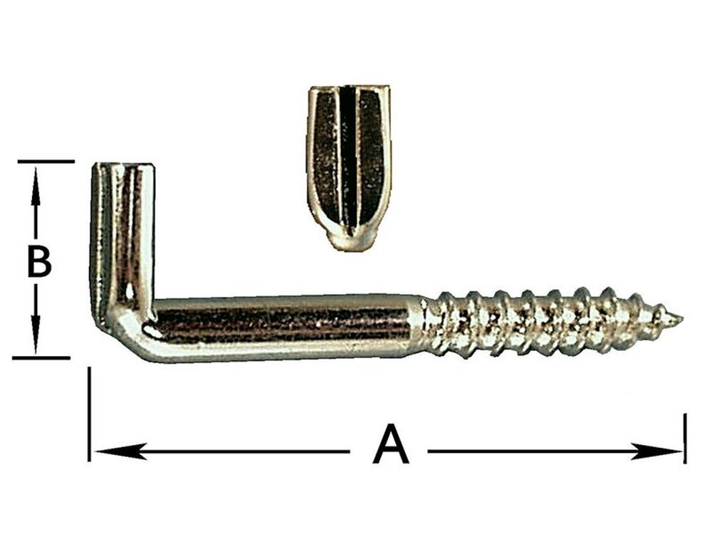 Kramschroeven met Gleuf, 6 X 60 mm