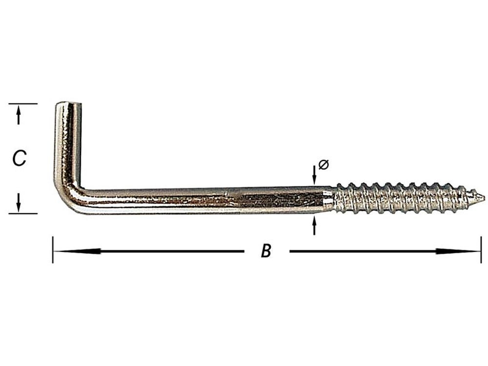 Kramschroeven, Verzinkt 3 X 40 mm