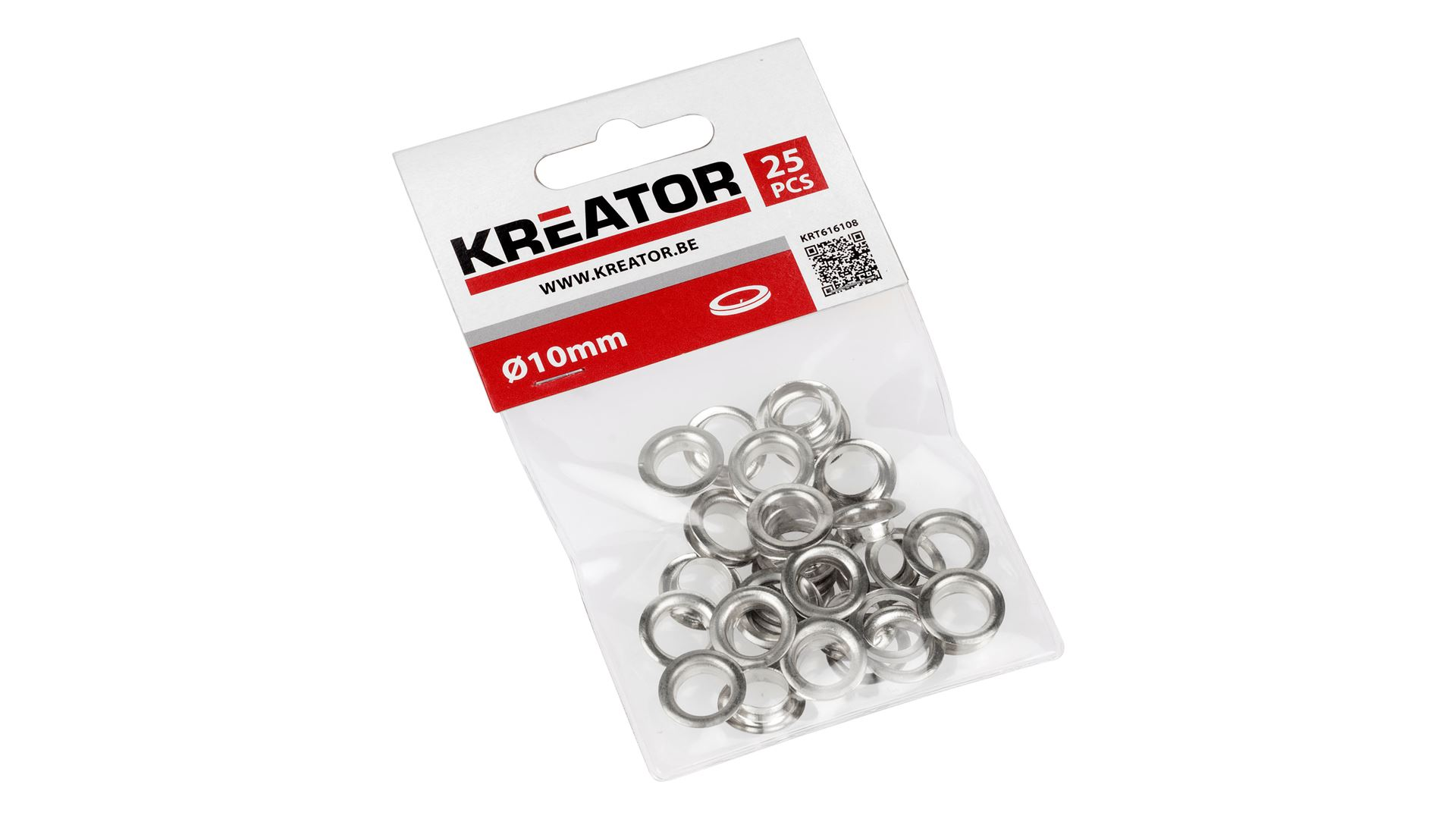 Kreator Oogjes Alu 10 mm 25dlg