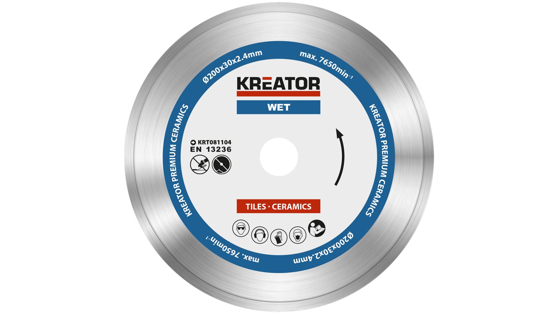 Kreator Slijpschijf Ceramic 200 mm Nat