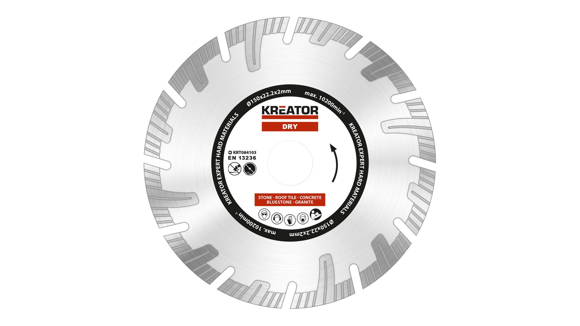 Kreator Snijschijf 150 mm Beton