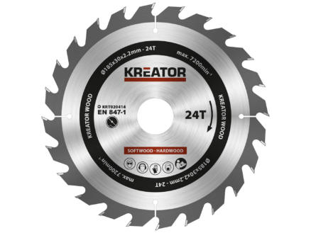 Kreator Snijschijf Hout 185 mm